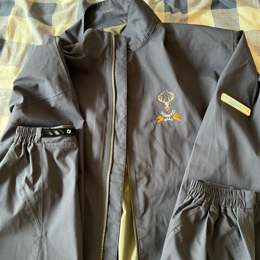 Tobacco Road FootJoy Gray Hydrolite Raincoat